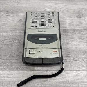 Radio Shack Voice Activated Cassette Recorder CTR-119 No Battery Cover